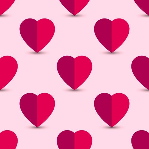 the heart pattern background