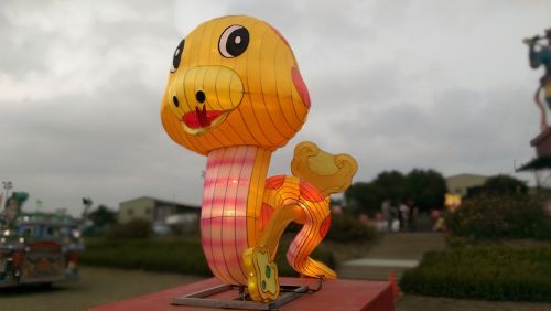 the lantern festival snake flower 燈