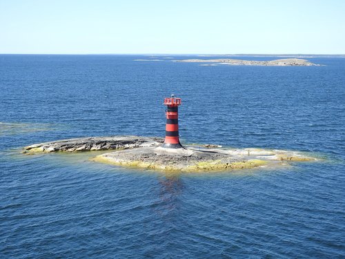 the lighthouse  sea  water