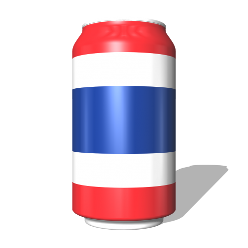 the national flag thailand design