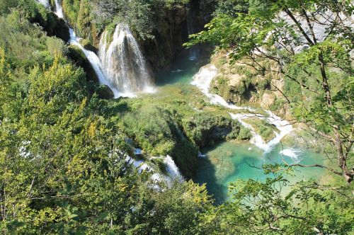 the national park plitvice lakes croatia