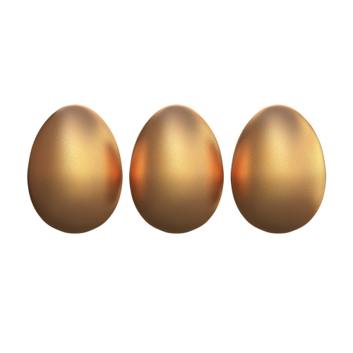 the painted eggs transparent background of chickens