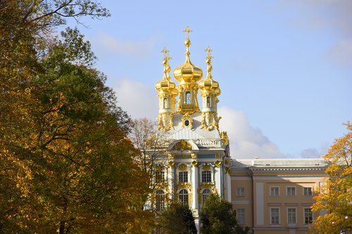 the palace ensemble tsarskoe selo  pushkin  catherine's palace