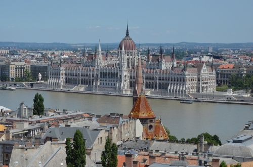 the parliament budapest danube