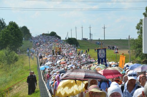 the procession sergiev posad bronnitsy