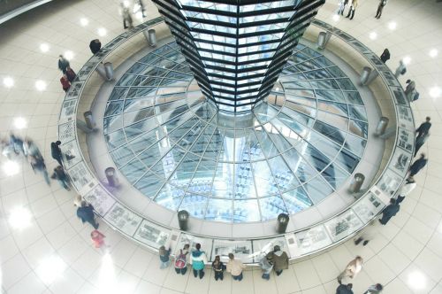 the reichstag building glass glass