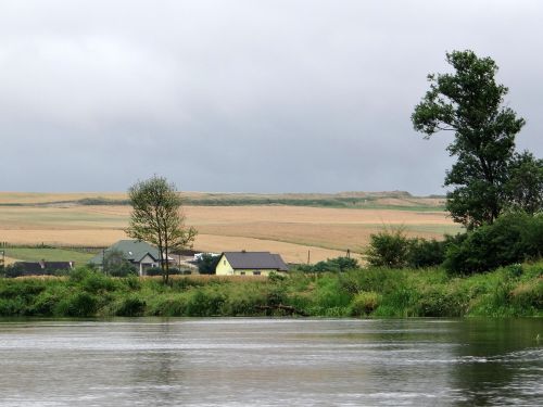 the river nida landscape river