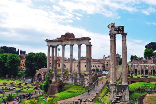 the roman forum rome italy