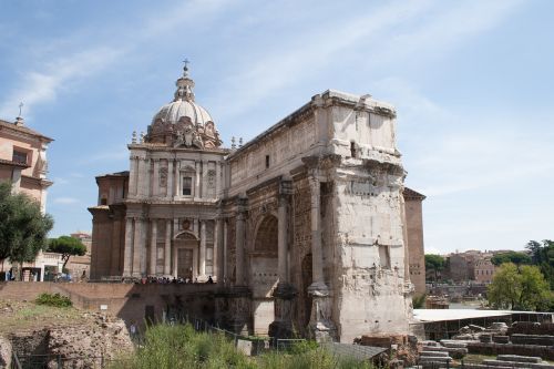 the roman forum rome italy