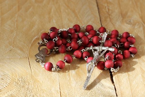 the rosary cross beads