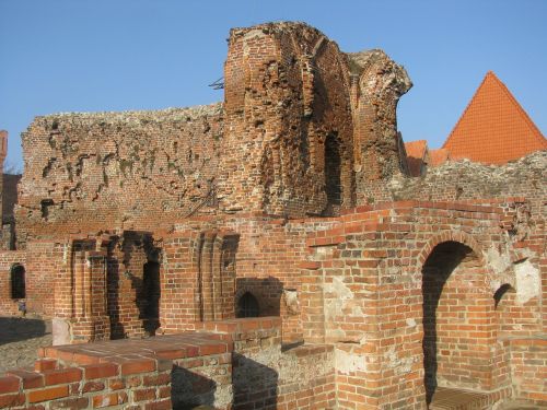 the ruins of the crusaders castle