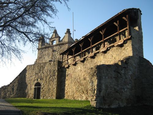 the ruins of the castle poland