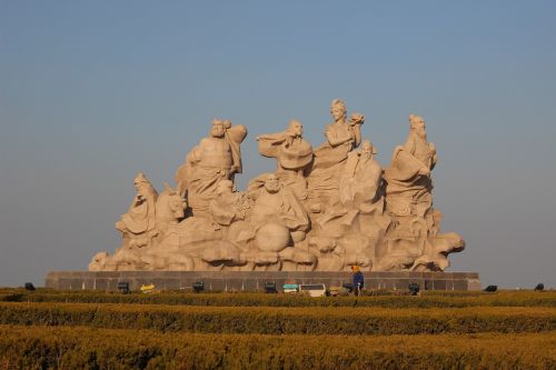 the scenery statue the eight immortals