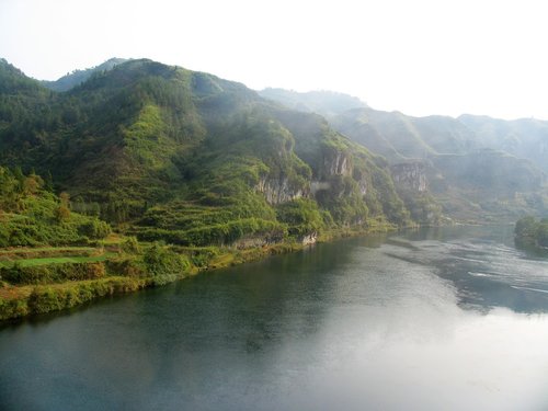 the scenery  guizhou  jiang