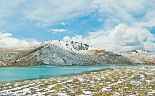 the scenery mountains snow mountain