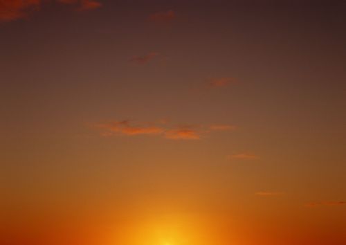 the scenery sunset orange sky