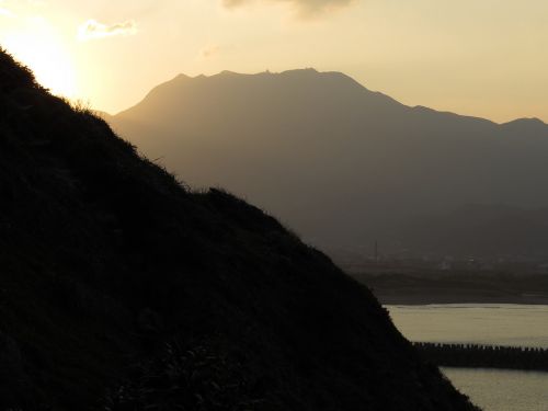 the sea landscape sunset