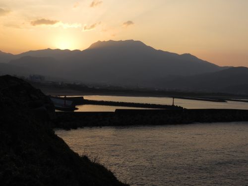 the sea landscape sunset