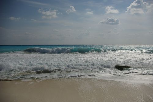 the sea waves beach