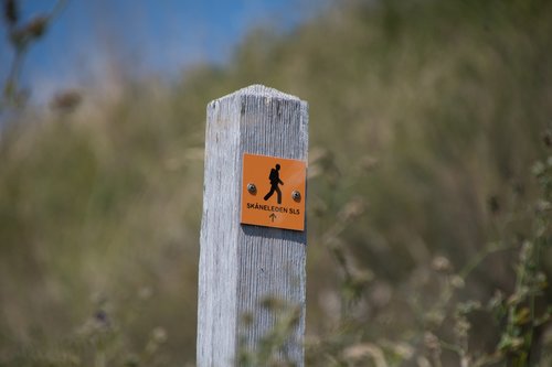 the skåneleden hiking trail  skåne  sweden