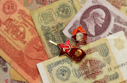 the soviet union soviet money soviet icons