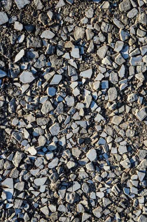 the stones gravel pebbles