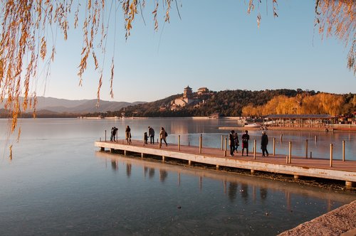 the summer palace  china  garden