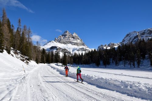 the three peaks of lavaredo landscape alpine