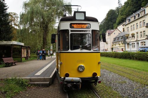 the tram bad schandau spa town