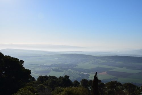 the valley of the landscape panorama