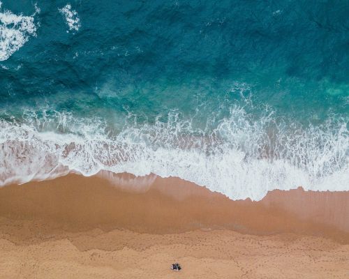 the waves beach sea water