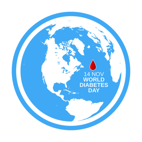 the world day of struggle against diabetes  14 nov  vector graphics
