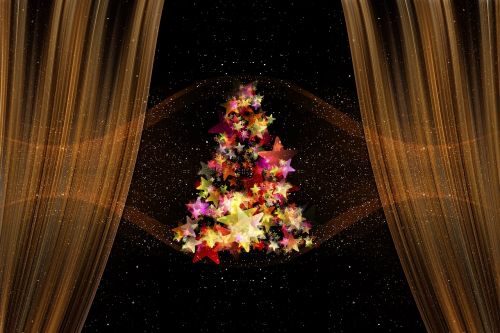 theater christmas abstract