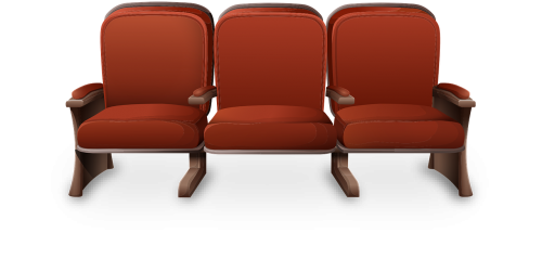 theater chairs red