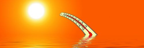 thermometer sun water