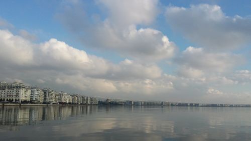 thessaloniki city sea