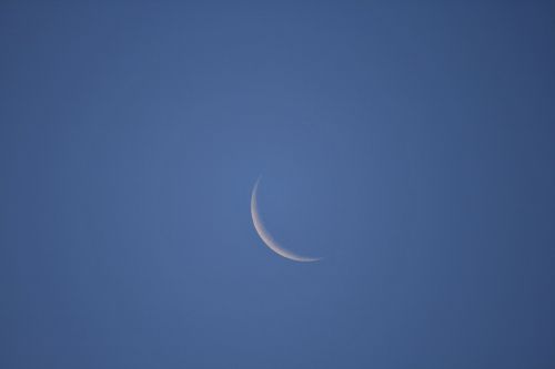Thin Crescent Moon