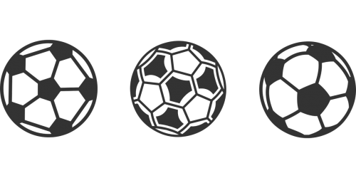 three football object