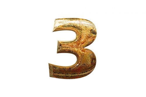 three 3 number