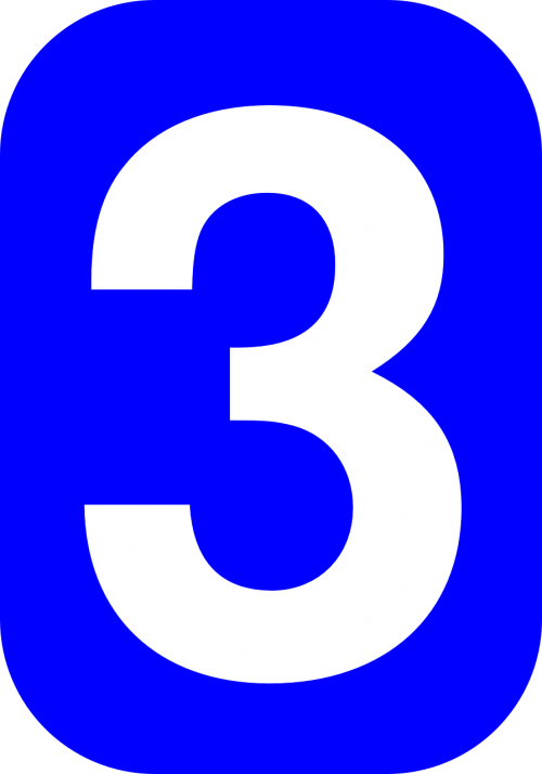 three number 3