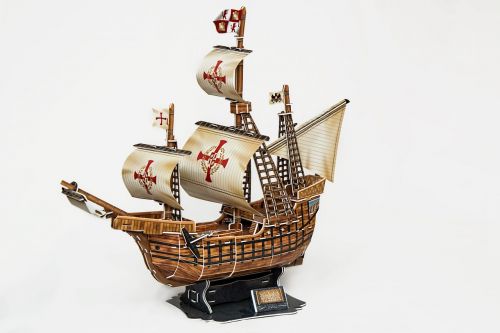 three masted sailing ship christopher columbus sails