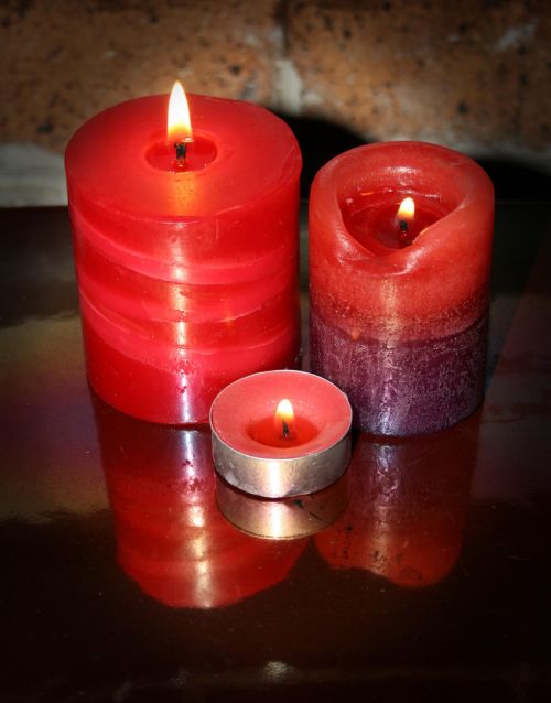 Three Red Candles