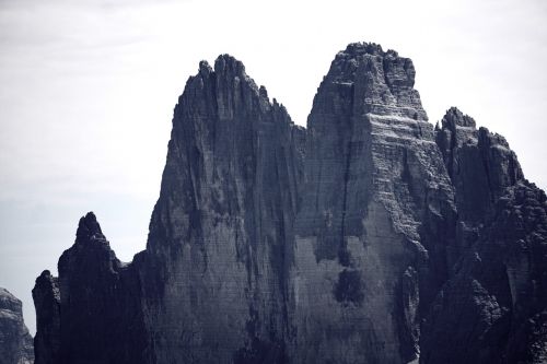 three zinnen dolomites nature