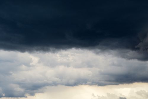 thunderstorm clouds storm