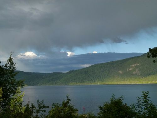 thunderstorm canim lake british columbia