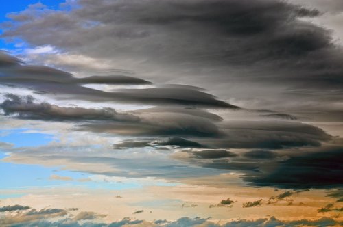 thunderstorm  clouds  sky