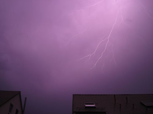 thunderstorm flash flash of lightning