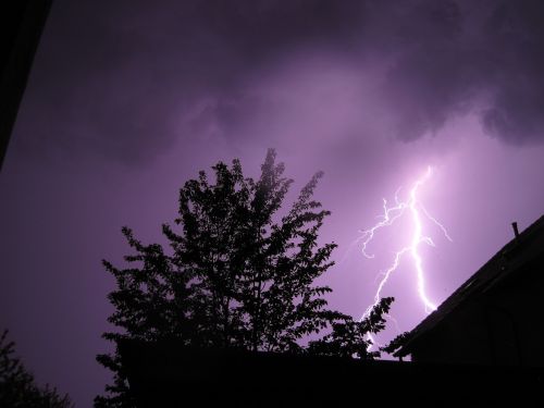 thunderstorm flash flash of lightning