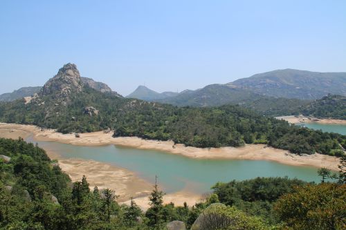 tianhe reservoir overlooking the roshan top wenzhou