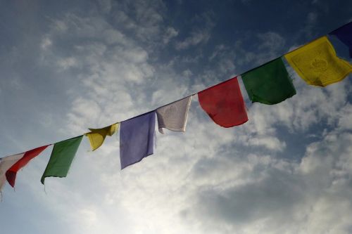 tibetan flags prayers